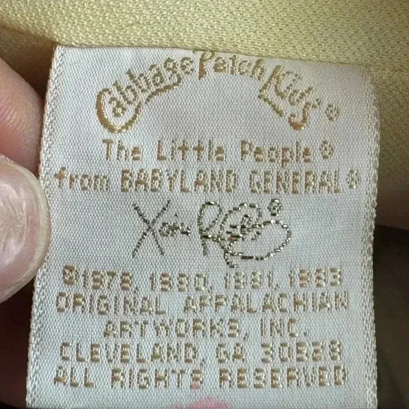 Cabbage Patch Kids The Little People Xavier Roberts 1985 Original Soft Sculpture - Picture 11 of 12